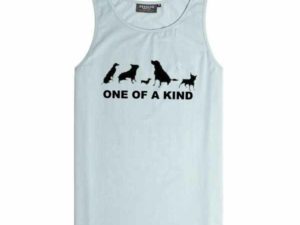 Heren singlet - licht blauw - maat L