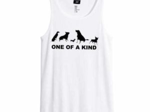 Heren singlet - wit - maat L